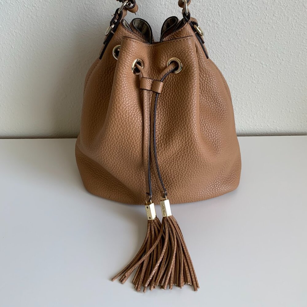 Henri Bendel Leather Bucket Bag